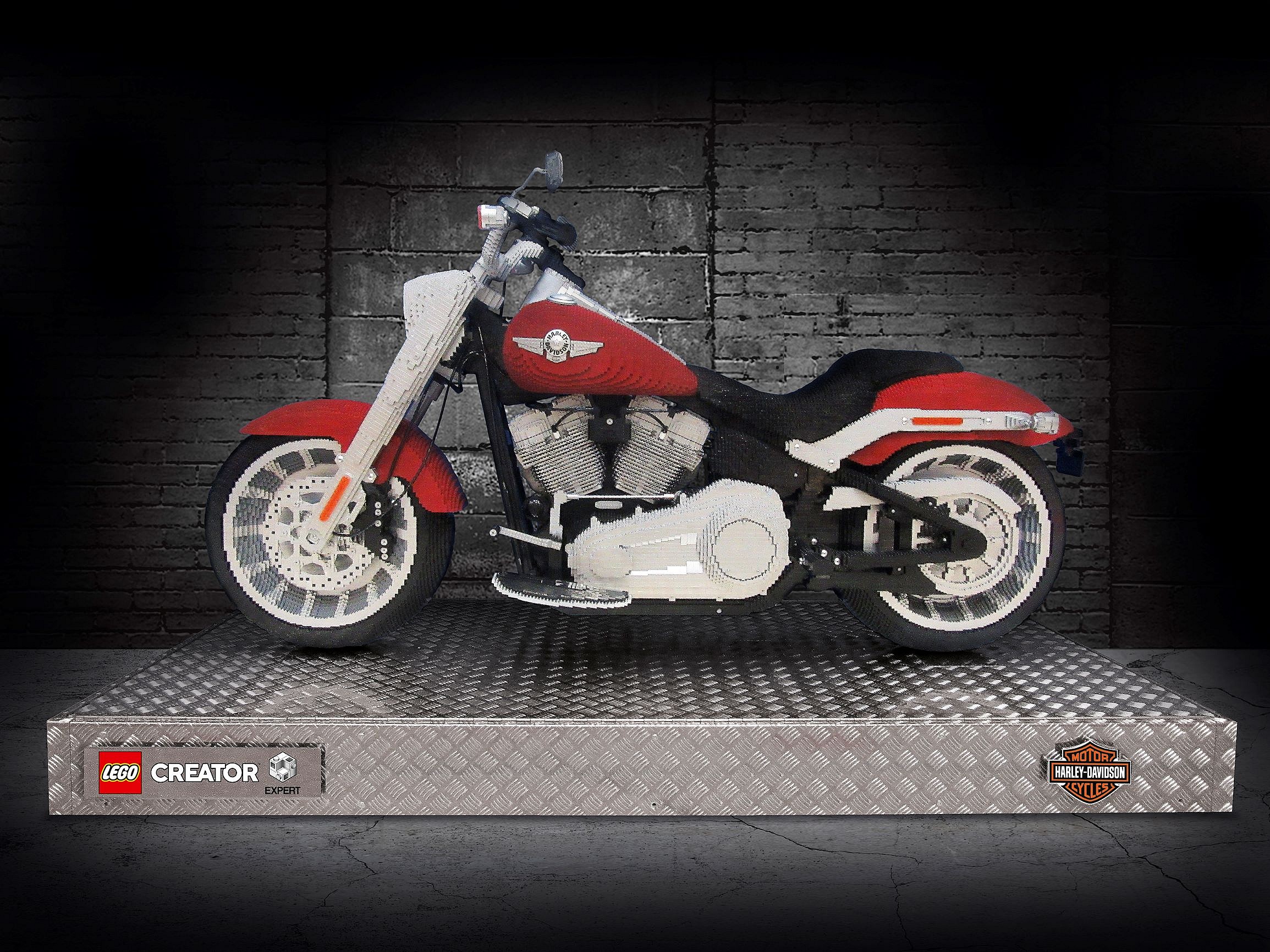 Lego Harley Davidson Life-Size Model