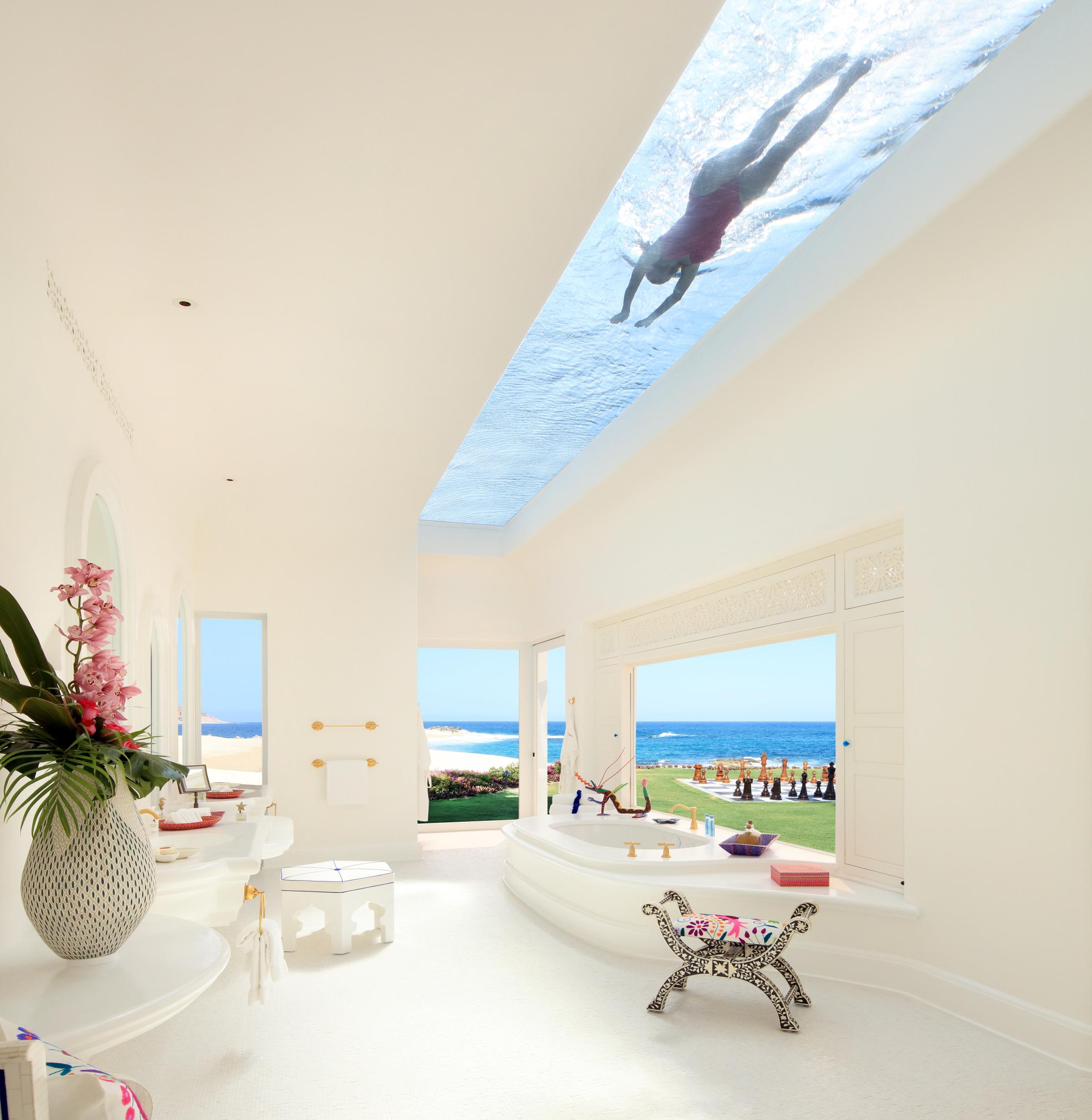 Master Bathroom - Ty Warner Mansion at Las Ventanas, A Rosewood Resort.JPG