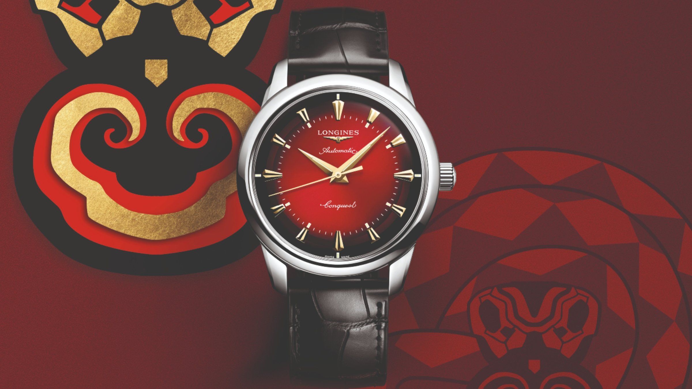 Longines Unveils Conquest Heritage Watch For Year of the Snake - Maxim