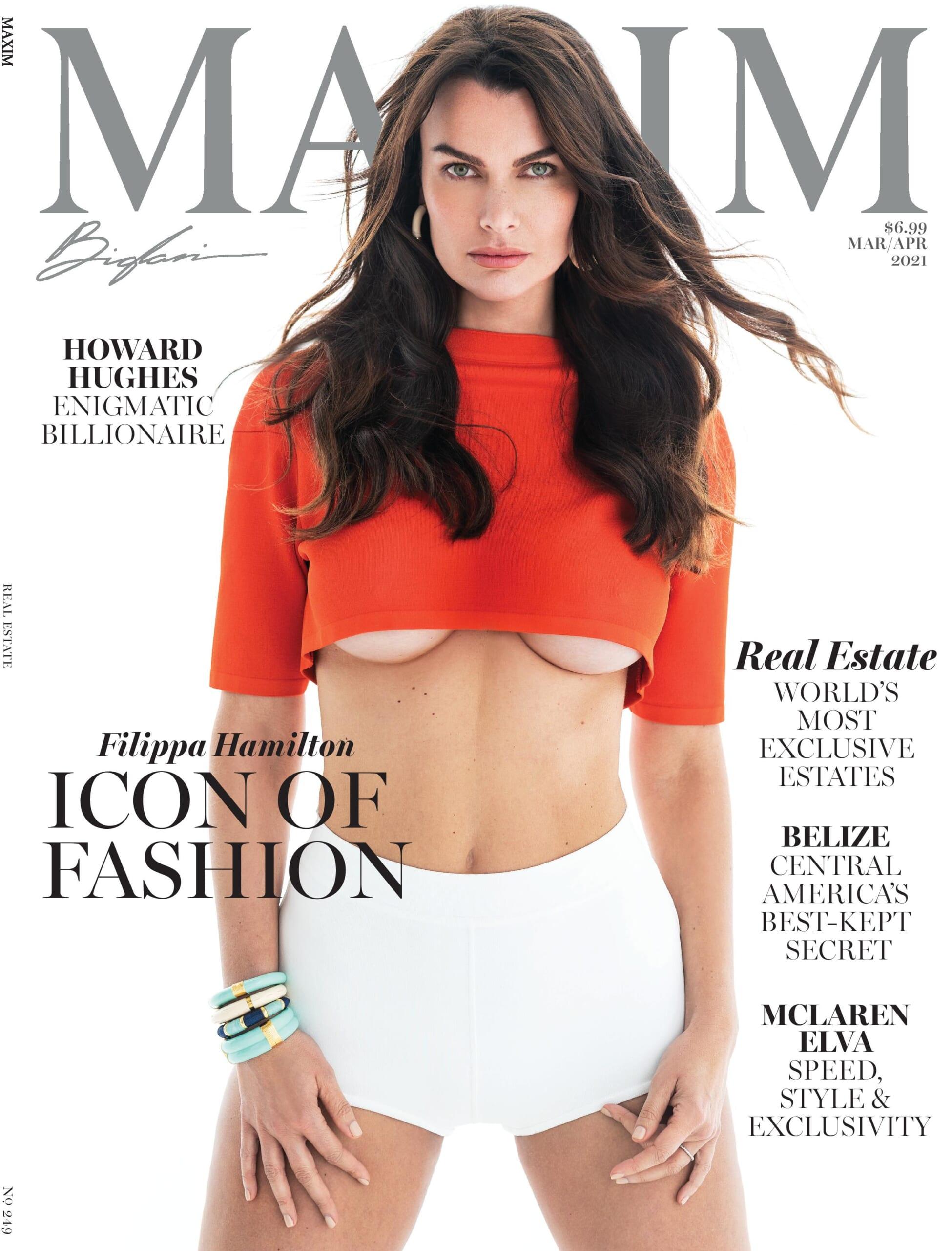 Filippa Hamilton Maxim Cover March-April 2021