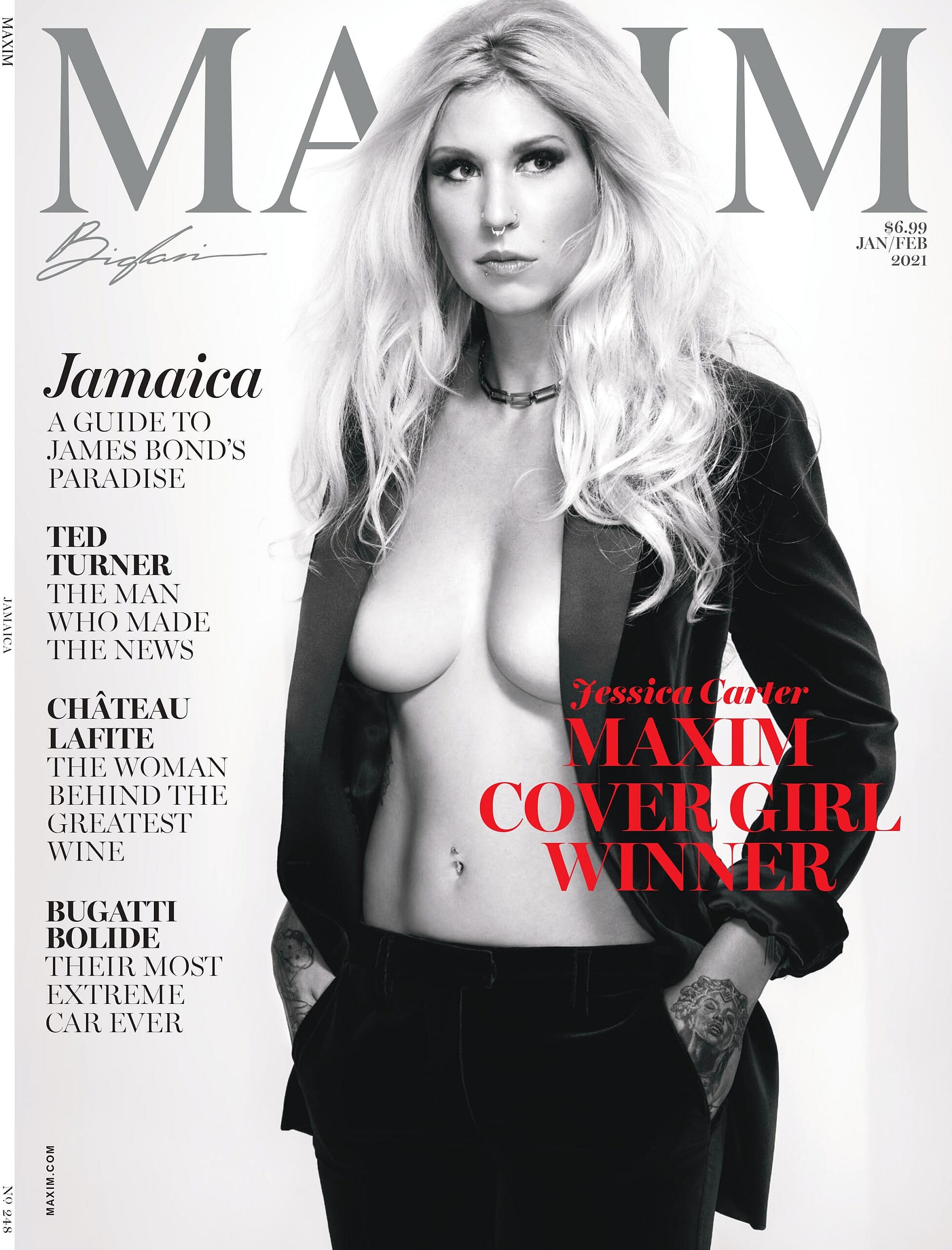Jessica Carter - 2021 January-February Maxim Cover Model (2)