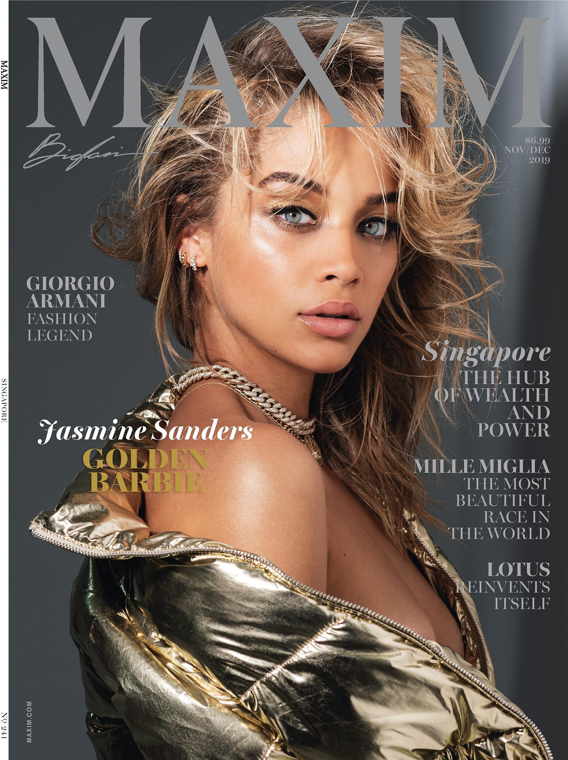 Jasmine Sanders Maxim Cover