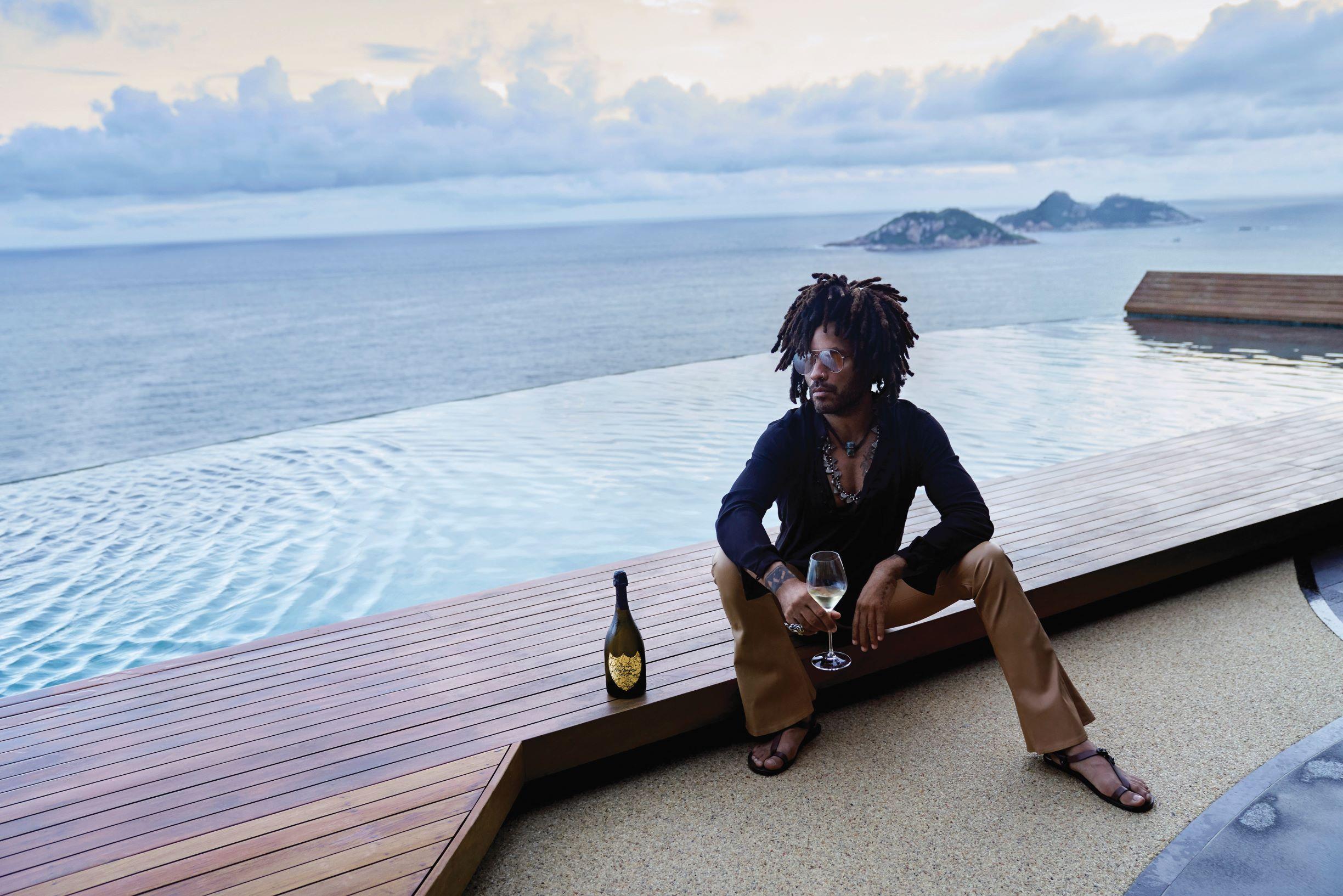Lenny Kravitz Dom Perignon