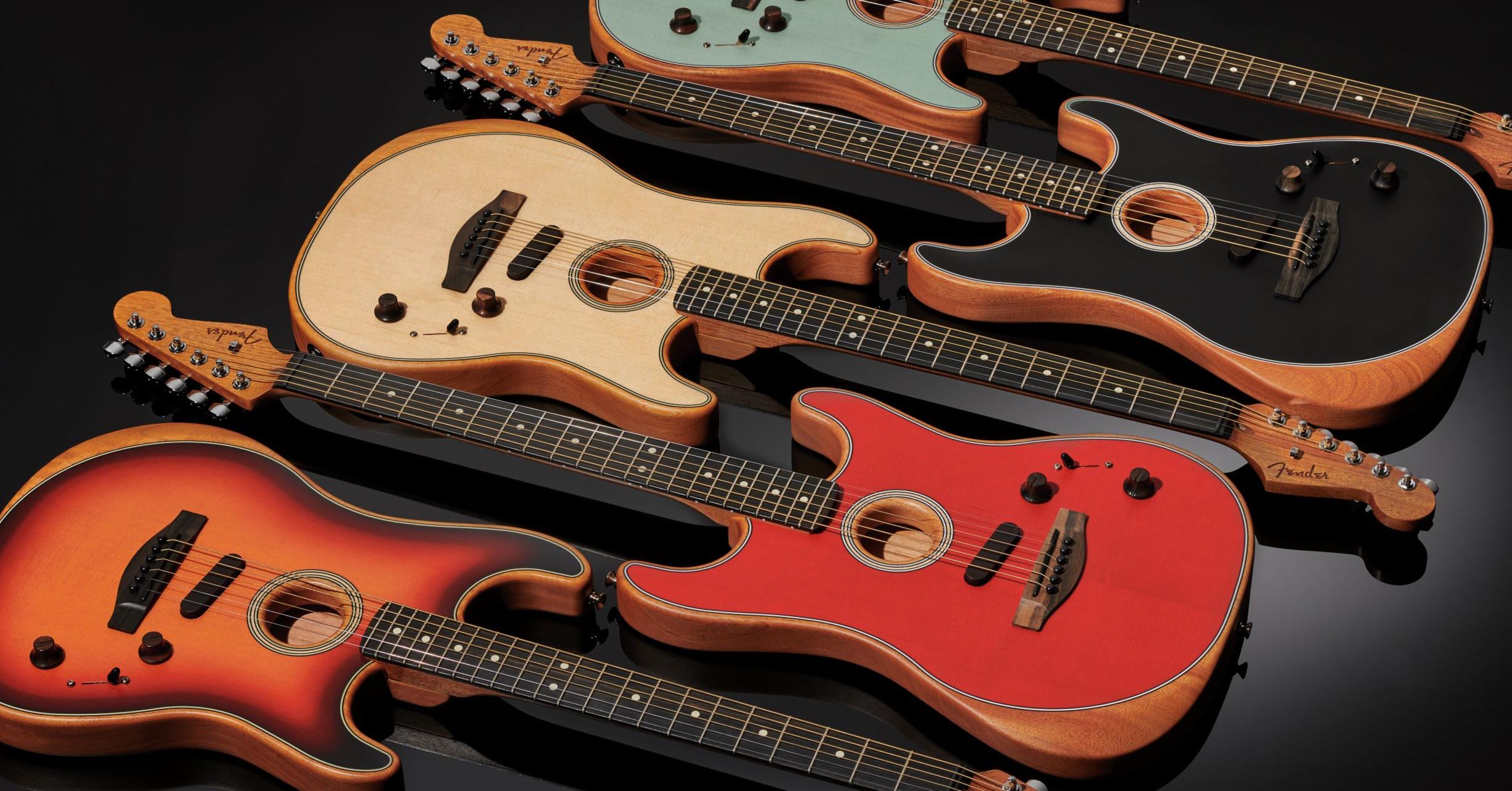 Fender Unveils American Acoustasonic Stratocaster Guitar - Maxim