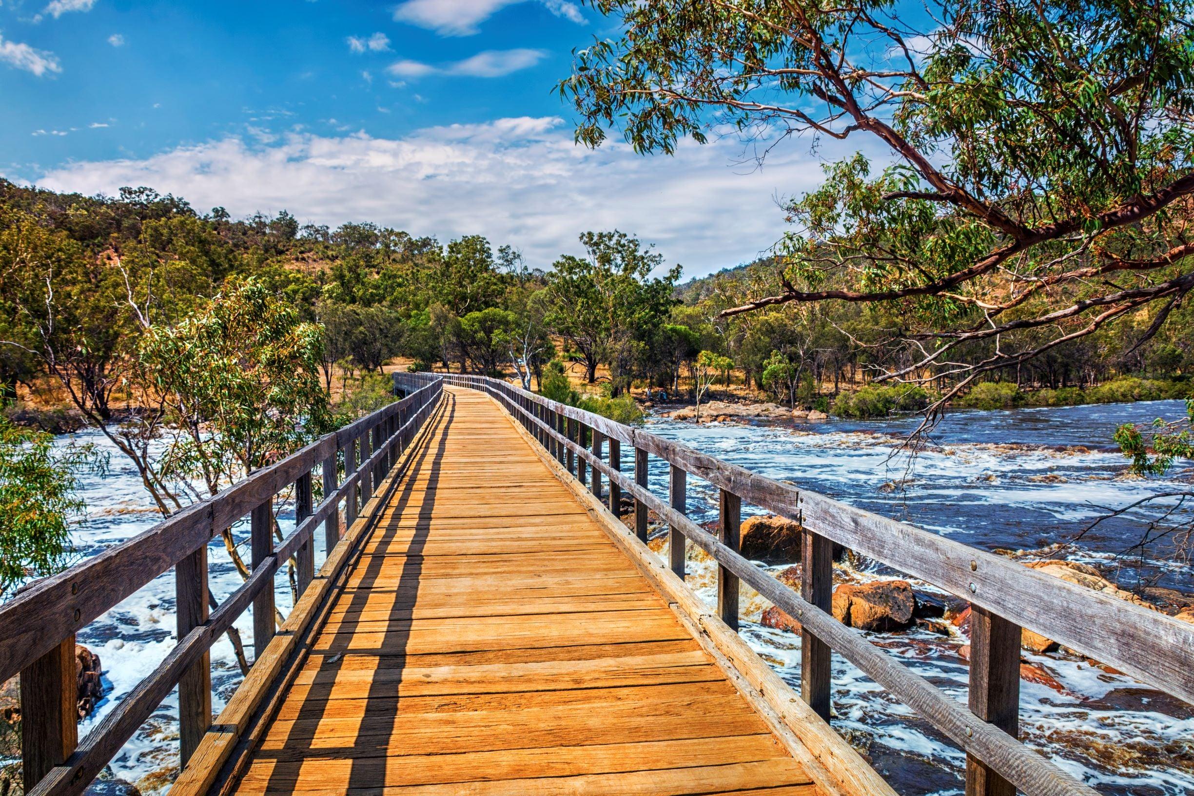 Bridge across Bells Rapids, Swan Valley, Perth, Australia