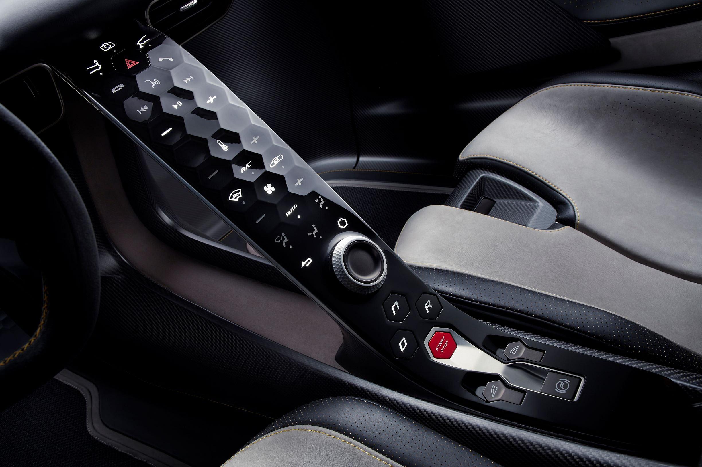 Lotus Evija Centre Console