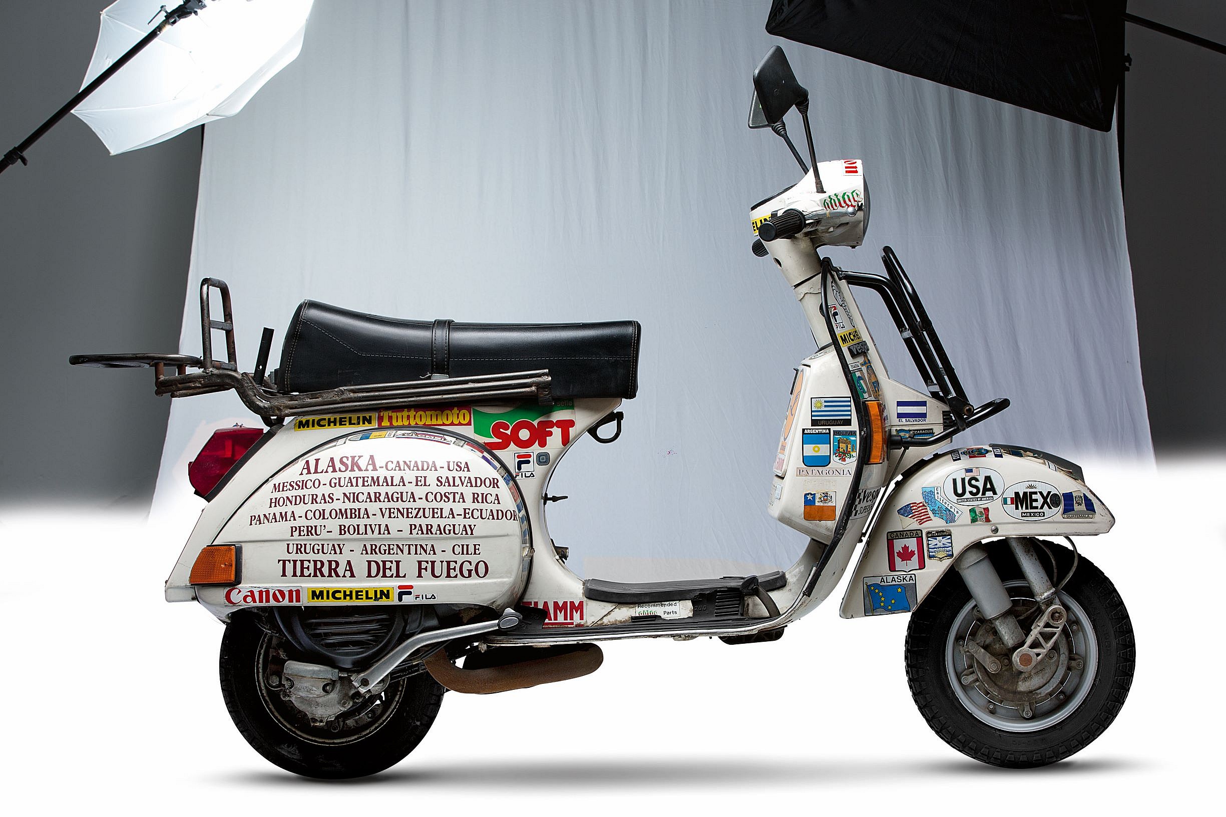 Giorgio Bettinelli completed expeditions in five continents aboard his loyal PX