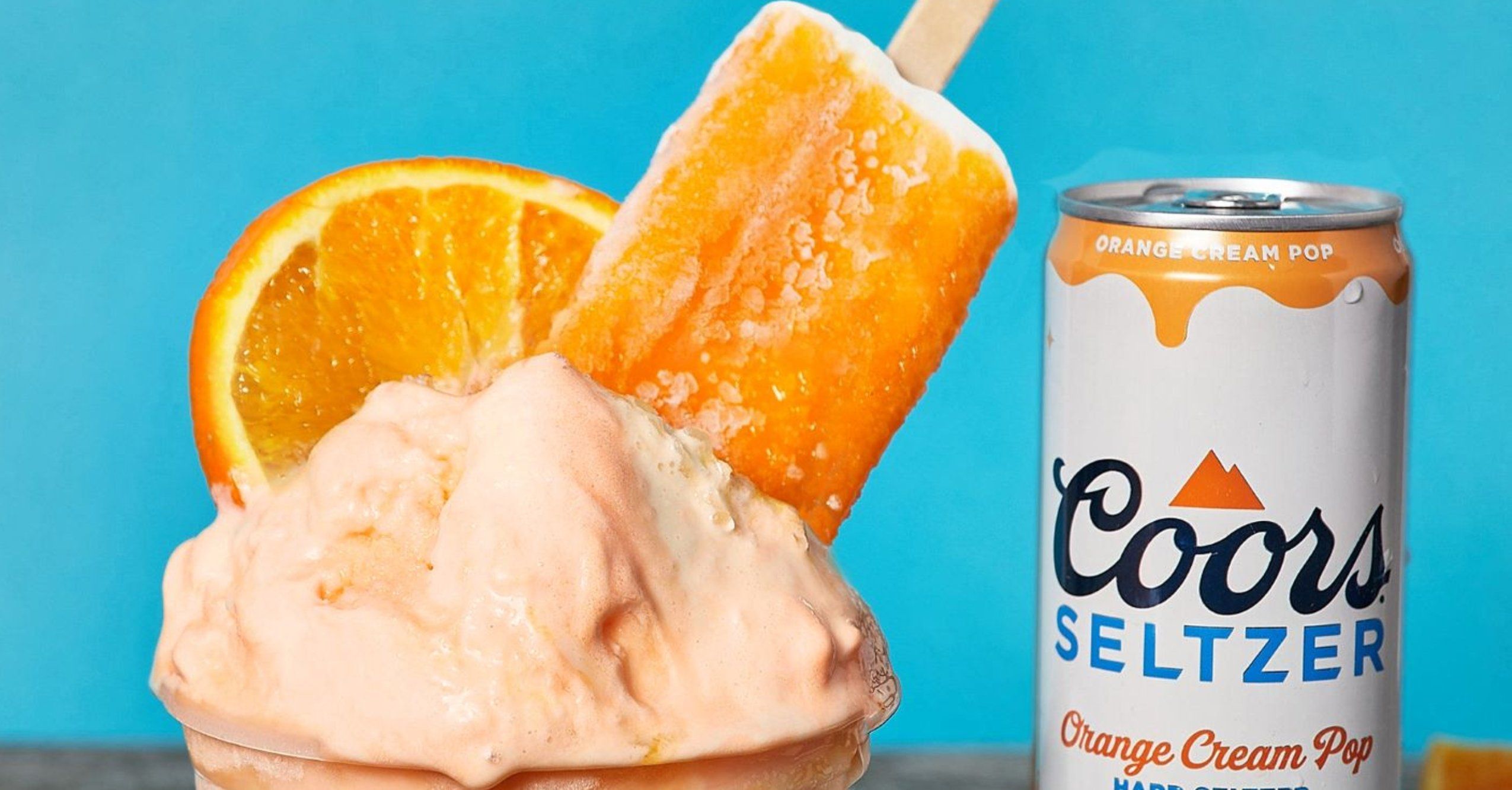 Coors x Tipsy Scoop Orange Cream Pop Ice Cream Promo 1