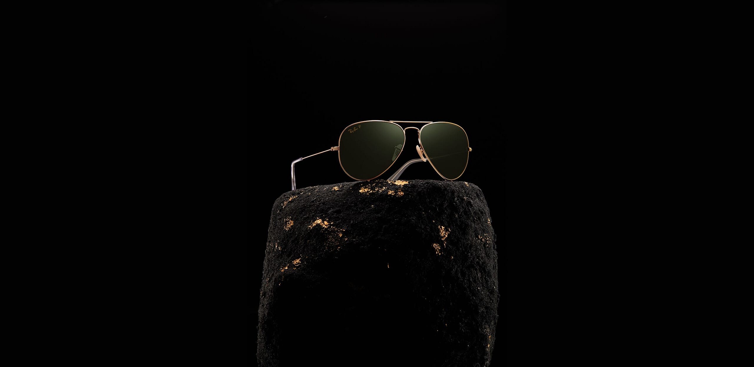 Ray Ban Aviator Solid Gold (1)