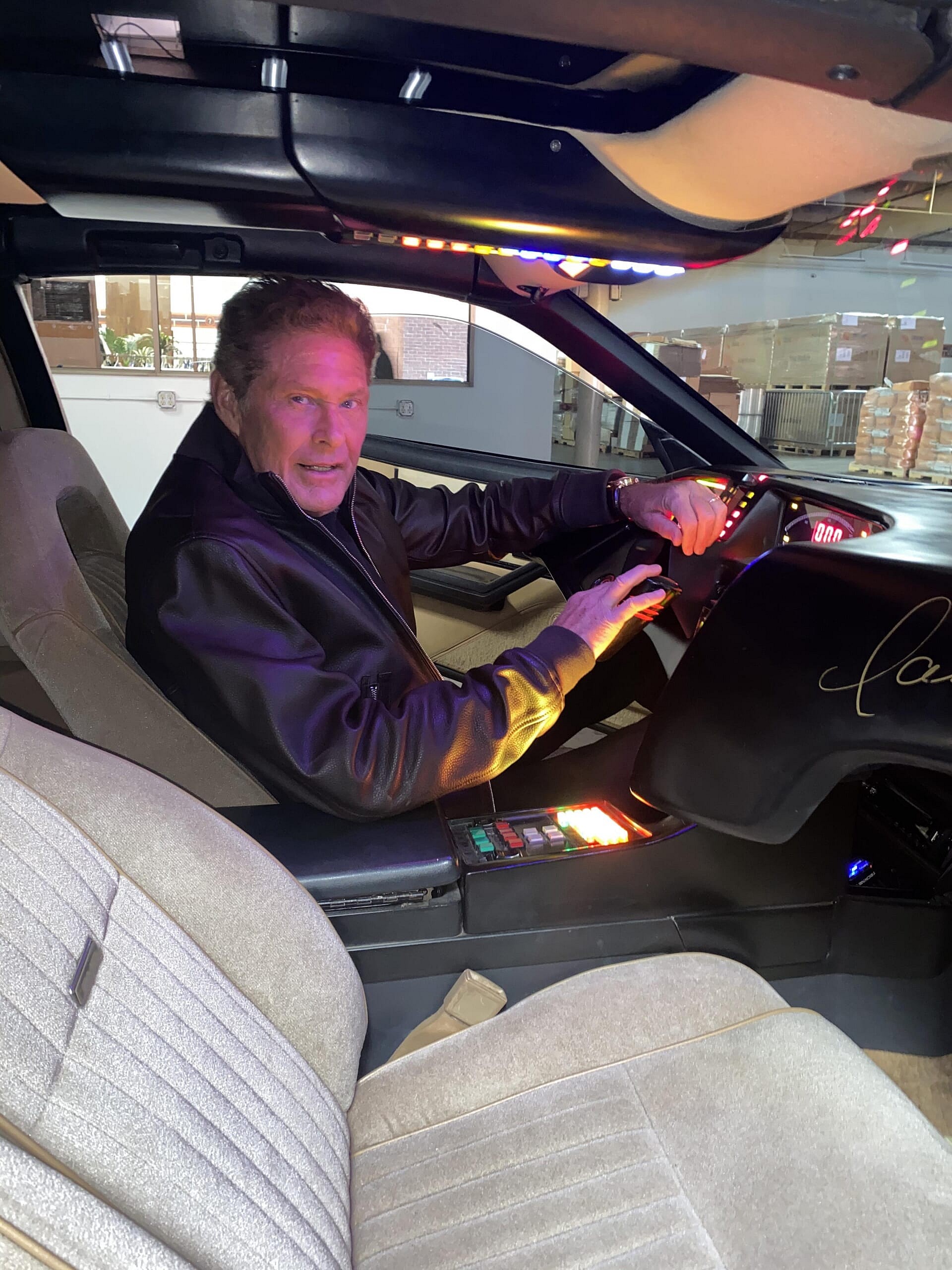 David Hasselhoff KITT Knight Rider Car  (1)