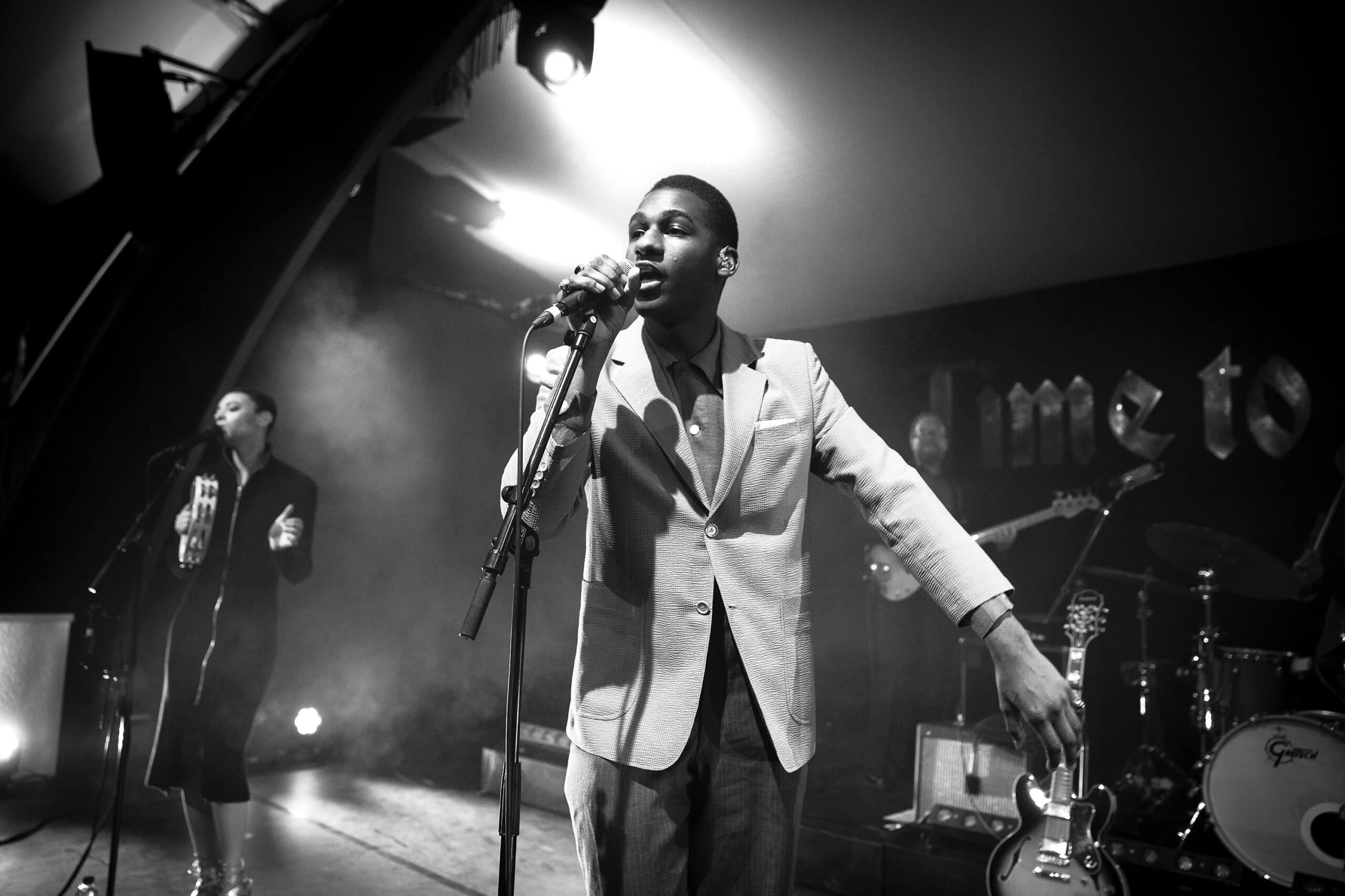 Leon Bridges performs at the 325th Anniversary of the Nolet Family Distillery hosted by Ketel One Vodka_ Credit- Michel Porro_ Getty Images.jpg