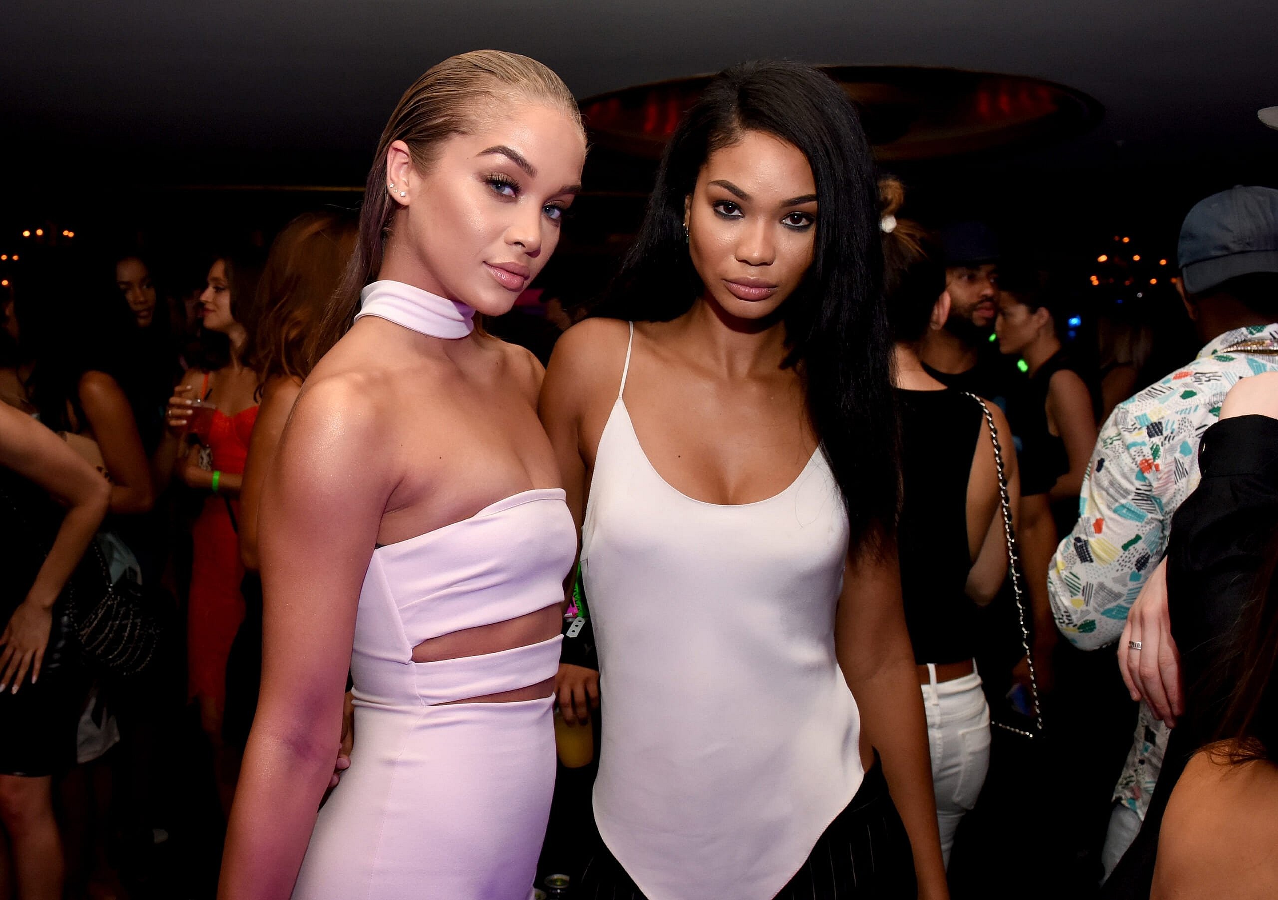 jasmine sanders and chanel iman.jpg Jasmine Sanders and Chanel Iman Maxim Hot 100