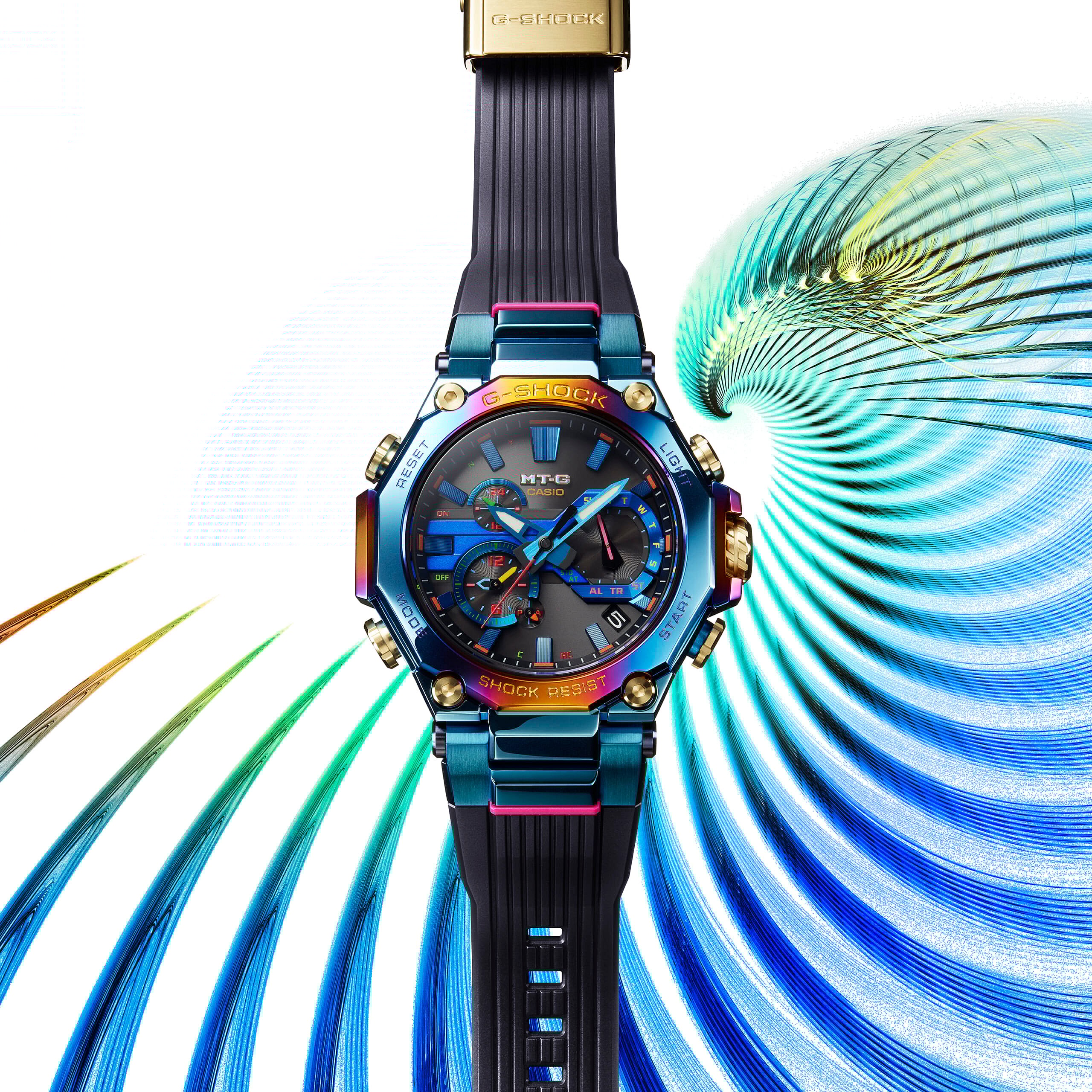 【CASIO】G-SHOCK MT-G Limited Edition 『鳳凰』 G-SHOCK Unveils Limited-Edition 'Blue Phoenix' MT-G Watch