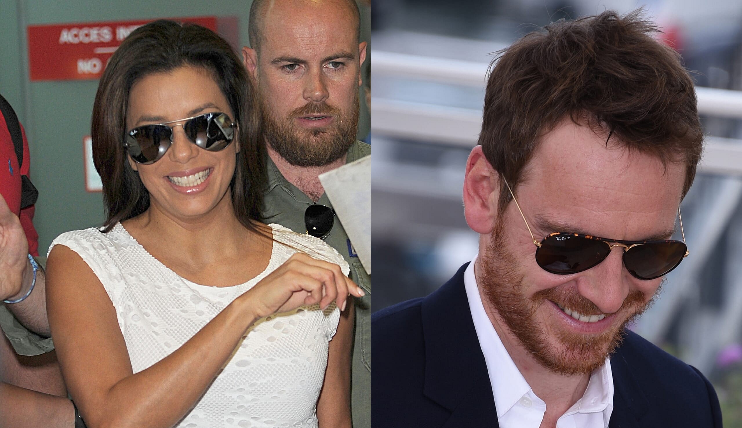 Ray-Ban Aviator Eva Longoria Michael Fassbender