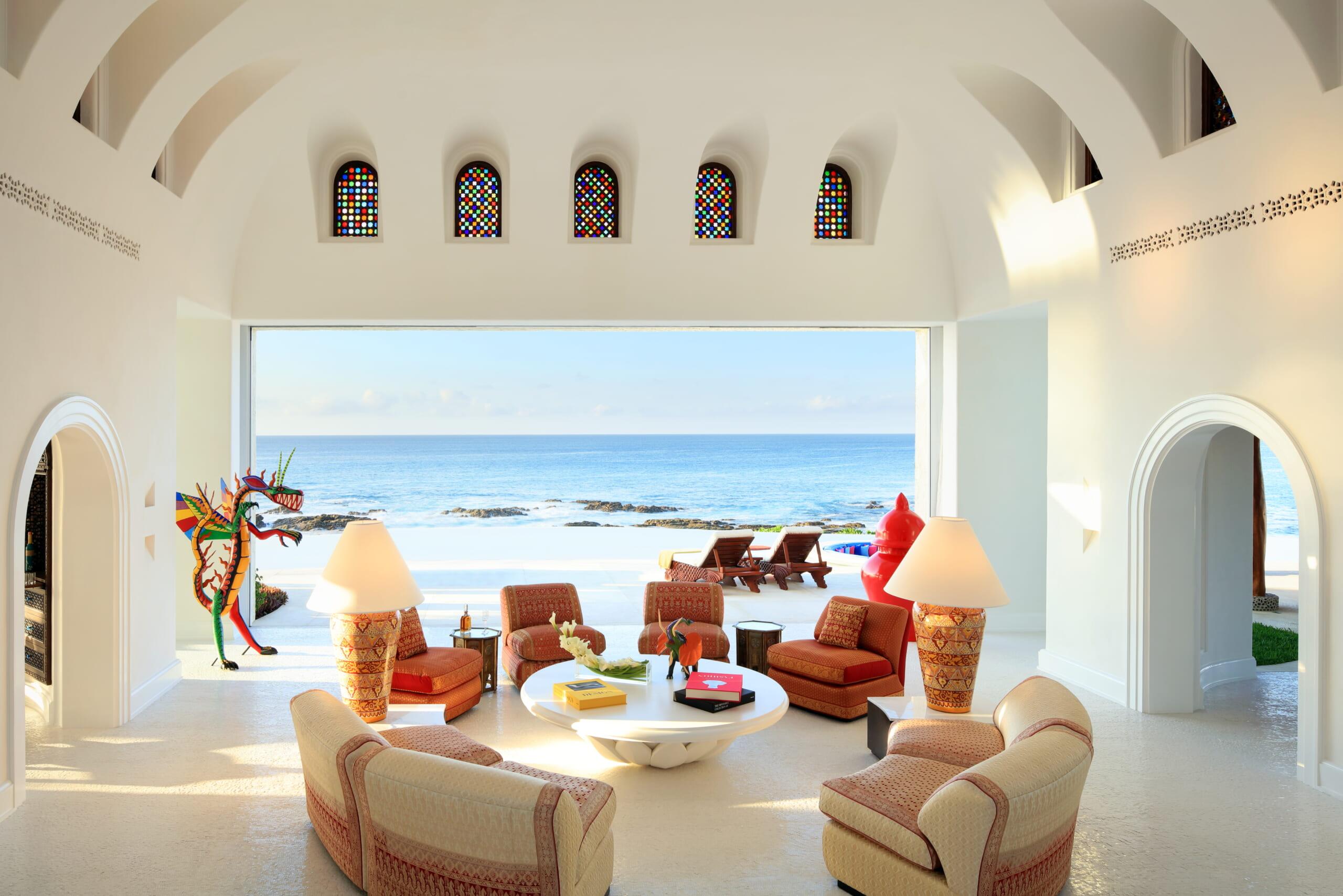 Main Living Room - Ty Warner Mansion at Las Ventanas, A Rosewood Resort.JPG