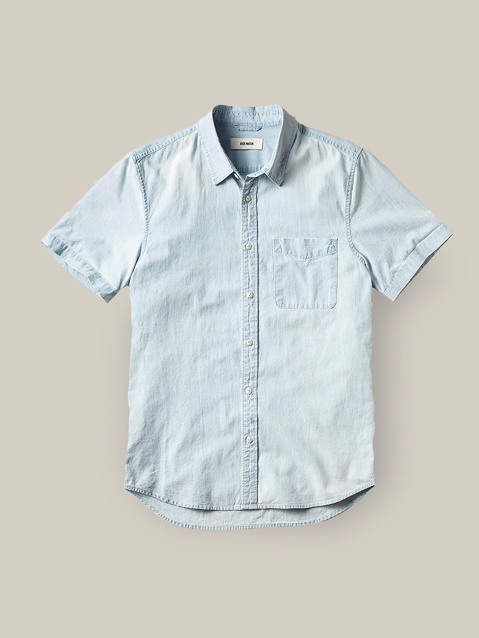L005_Chambray_SS_One_Pocket_Shirt