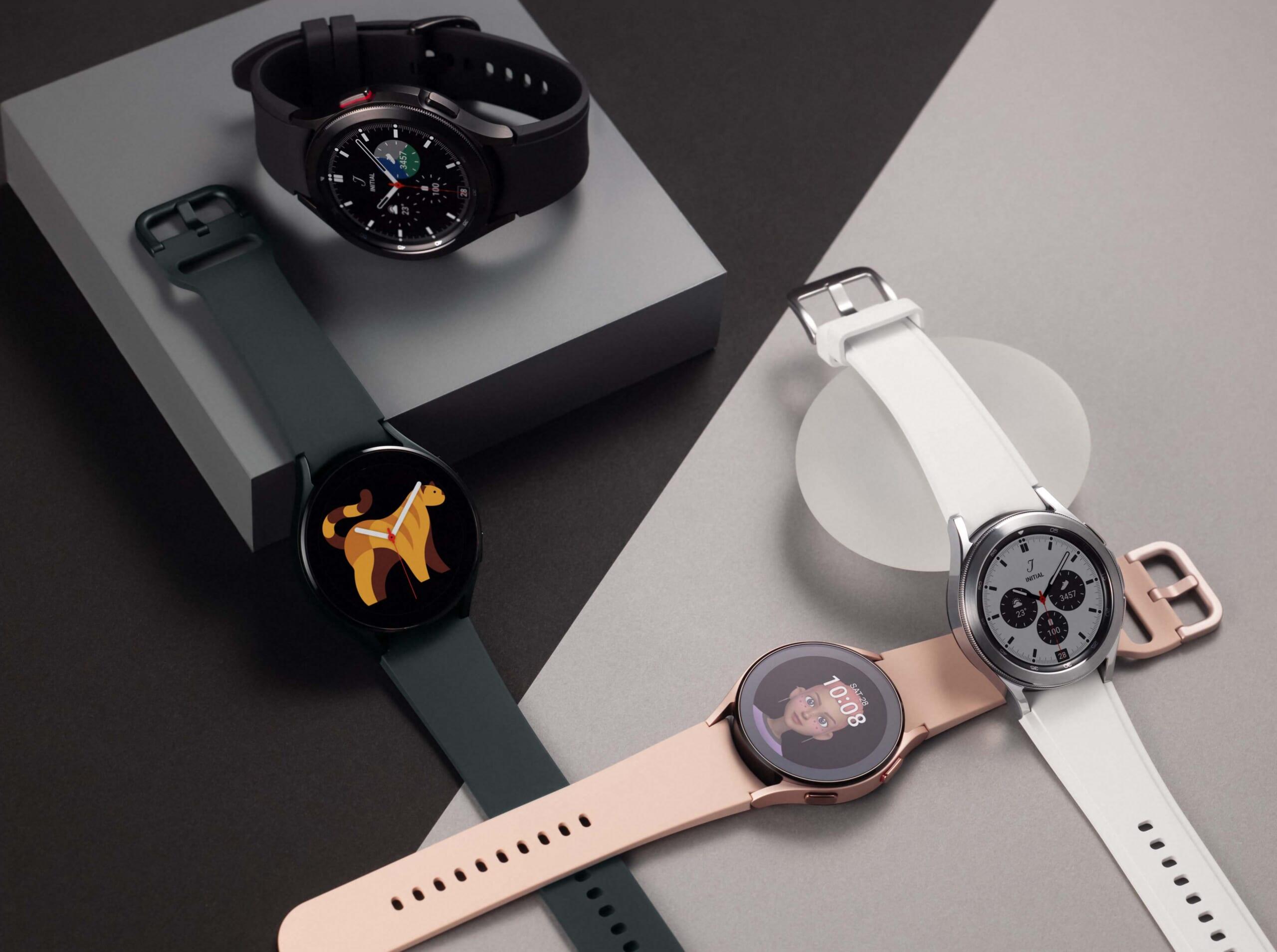 W_02_07 Fresh+Wise_02_galaxywatch4_green_pinkgold_galaxywatch4classic_black_silver_L