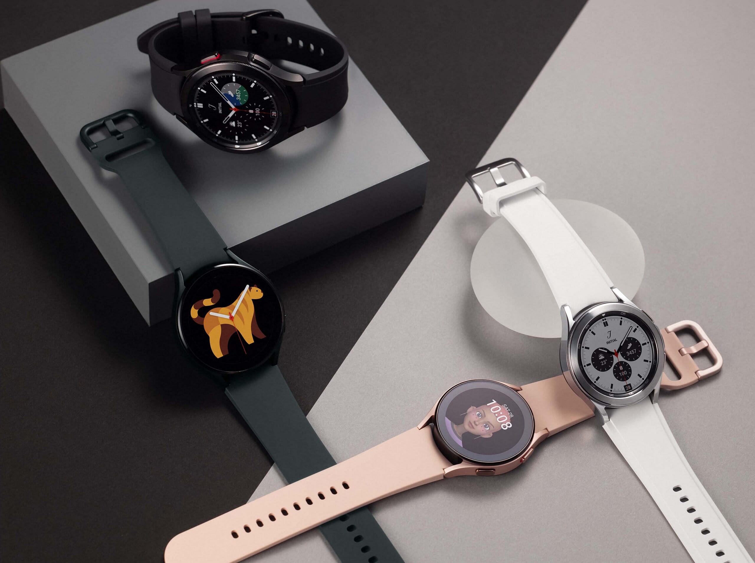 W_02_07 Fresh+Wise_02_galaxywatch4_green_pinkgold_galaxywatch4classic_black_silver_L