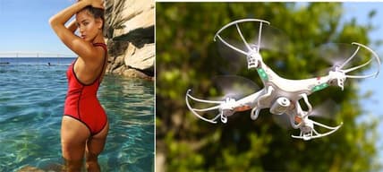 Model Jayde Heiser drone composite