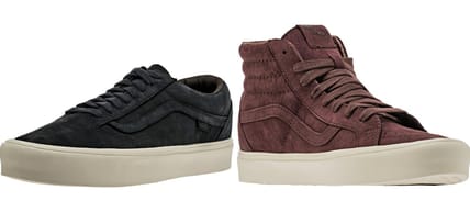 Vans Vault Old Skool and SK8-Hi Reissue Lite LX models (Photo: Nice Kicks Retail)