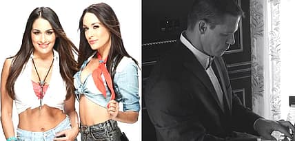Bella Twins and John Cena