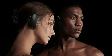 Sound wireless earpads go right on your ears (Photo: Human Inc.)