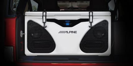 Alpine's In-Cooler Entertainment system (Photo: Alpine Electronics of America)