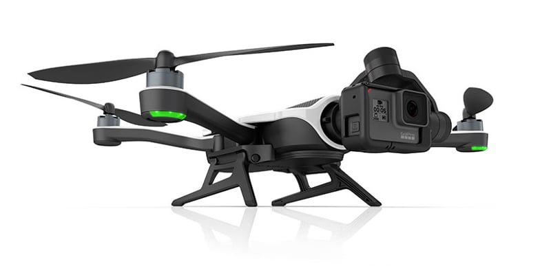 Karma folds up and includes a removable stabilizer (Photo: GoPro)