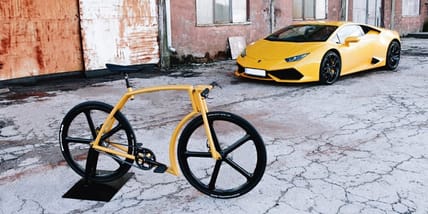 The Lambo-inspired Viks Gran Turismo commuter bike (Photo: Felix Laasme/Hooligan Hamlet)