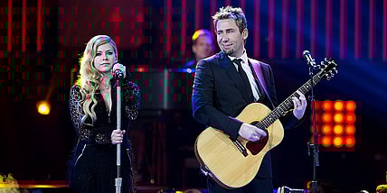 Lavigne and Kroeger rock out at We Day Vancouver in 2013