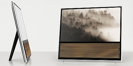 The wood-infused BeoVision 14 UHD TV (Photo: Bang & Olufsen)