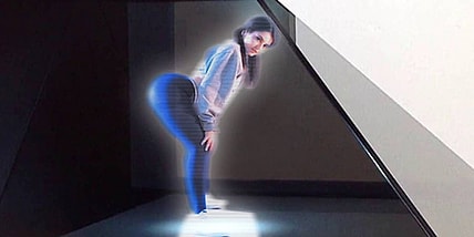 The Holo-Cam projects 3D images from a PC