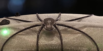 The patented Self-Propelled Instrument for Airship Damage Evaluation and Repair (Photo: Lockheed Martin Corporation/YouTube)