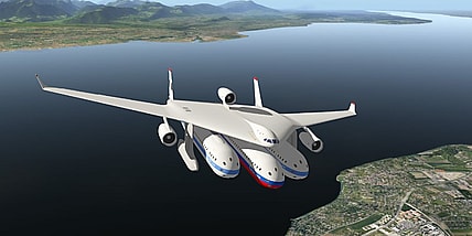 The Clip-Air concept could revolutionize air transport (Photo: EPFL ENAC IA LIV)