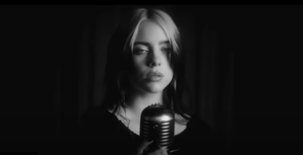 billie eilish no time to die video screen grab