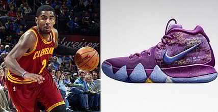 Kyrie Irving and signature Kyrie 4