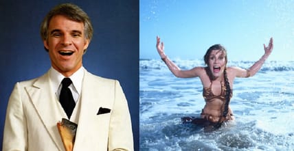 Steve Martin and Carrie Fisher