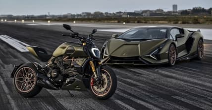 Ducati Diavel Lamborghini Promo
