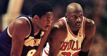 Kobe Bryant and Michael Jordan