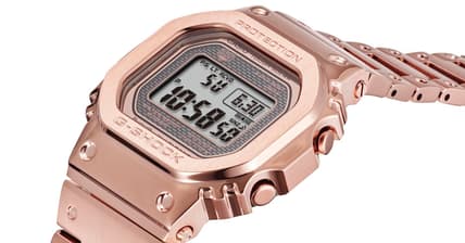 g-shock rose gold watch