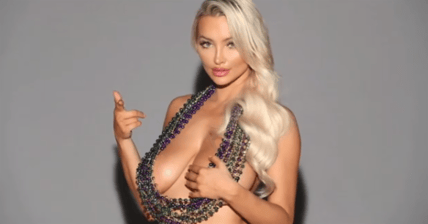 Lindsey Pelas Mardi Gras Promo