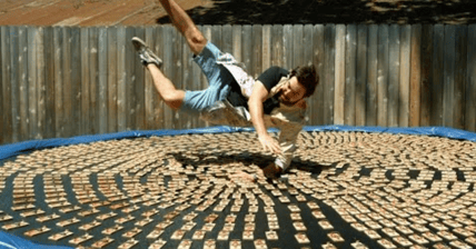 Mouse Trap Trampoline