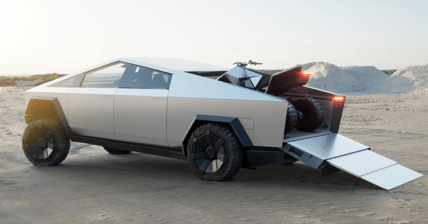 Tesla Cybertruck Cyberquad Promo