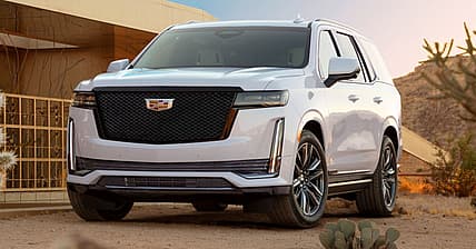 2021 Cadillac Escalade White Cars Promo