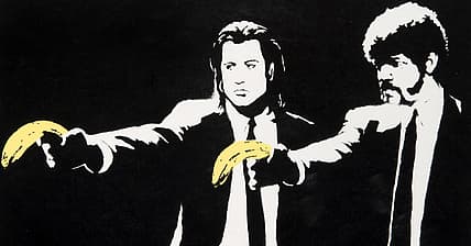 Banksy Pulp Fiction Promo