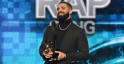 Drake accepts the Best Rap Song award for 'God's Plan' onstage backstage during the 61st Annual Grammy Awards