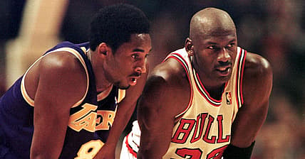 Kobe Bryant and Michael Jordan