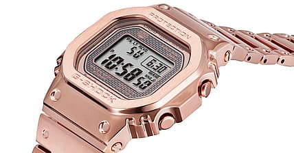 g-shock rose gold watch