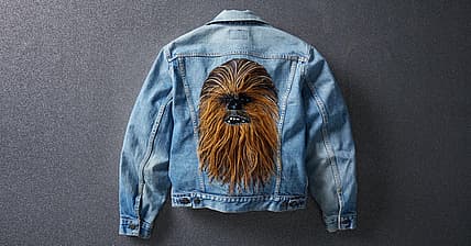 Levi's Authorized Vintage Chewbacca Trucker Jacke Promo