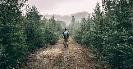 Man against nature